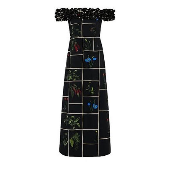 TUCKERNUCK Black Fresher Buds Suze Dress Size 4 NWT Retail $198 Tuckernuck - Picture 6 of 6